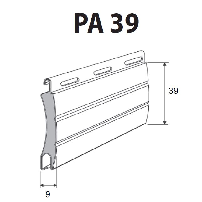 Aluminiumpanzer Profil PA39